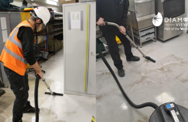 Warehouses being cleaned by Diamond View operatives